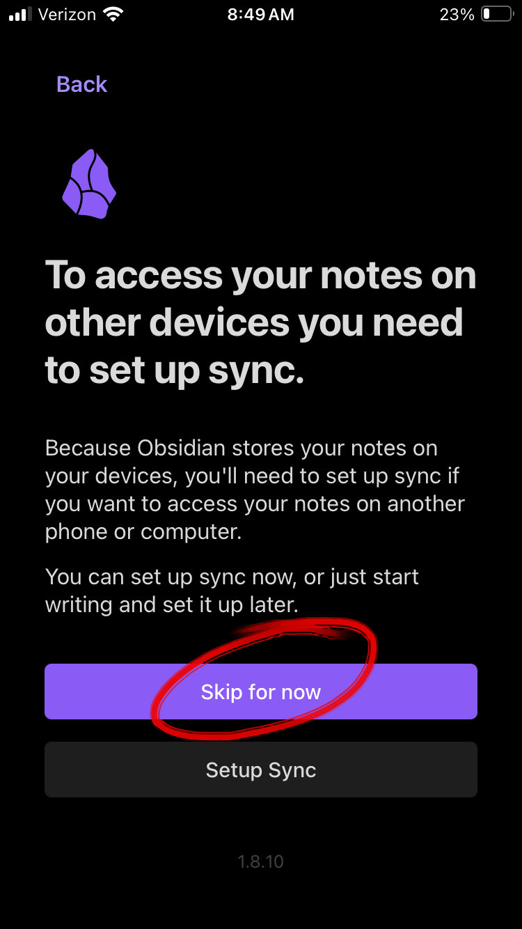skip sync