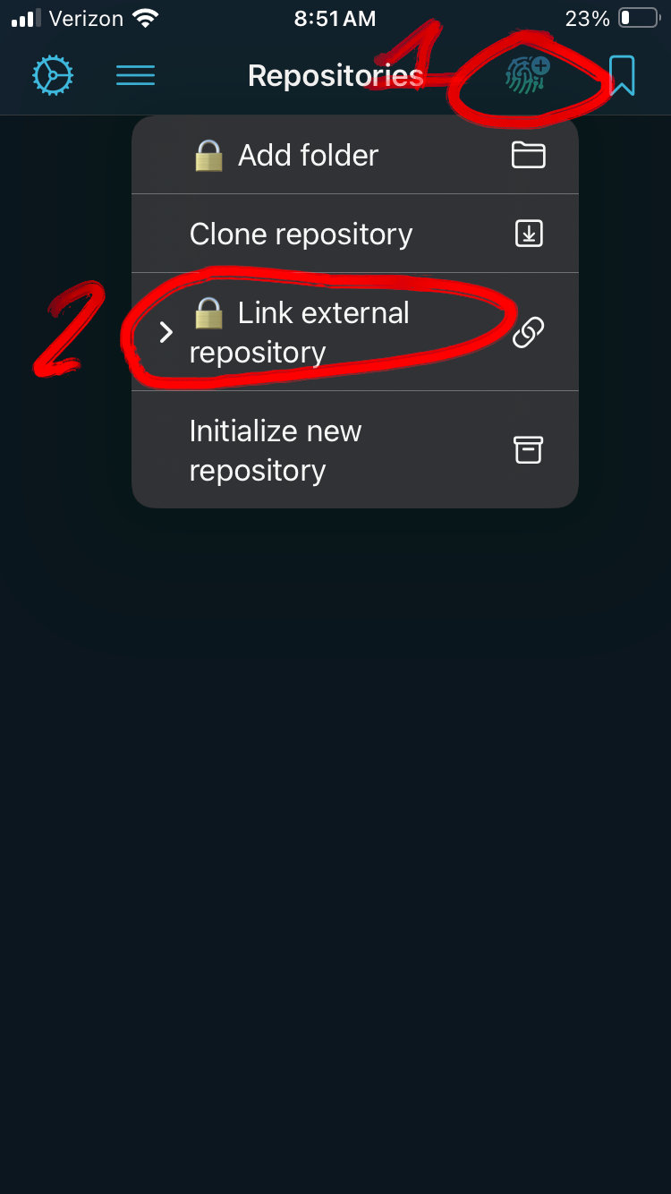 link external repository