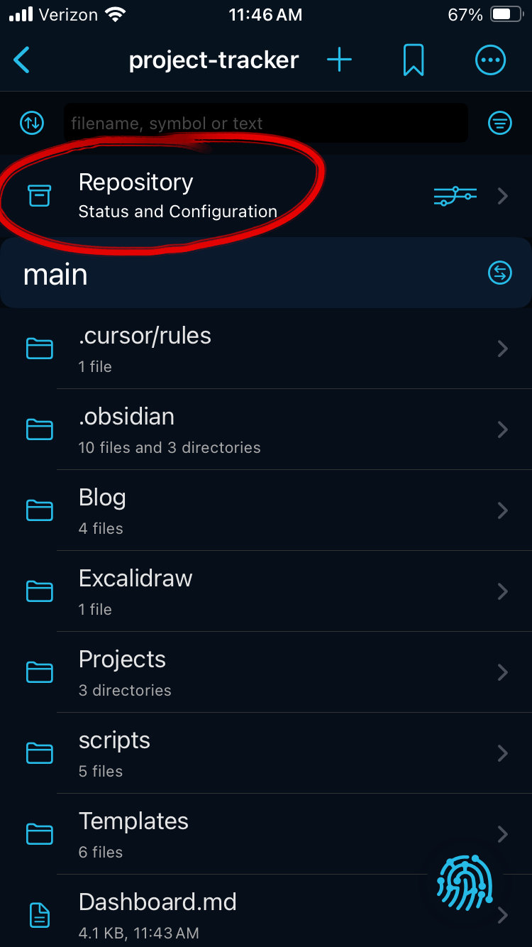 tap repo name
